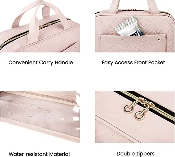 luxury travel toiletries toiletry bag new fashion custom waterproof hanging toiletry bag makeup bag travel ladies  for women men