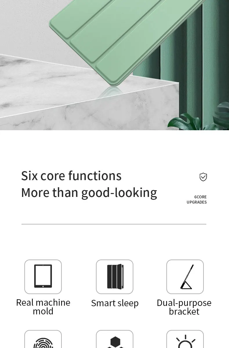 new design reasonable suction screen fuction tablet leather case