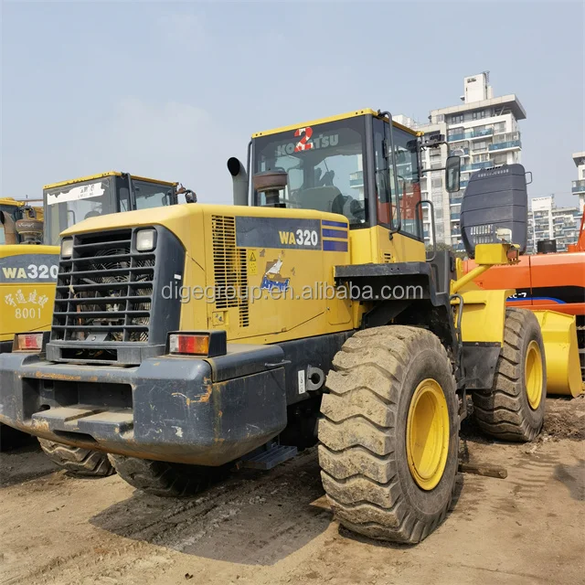 Good Condition Original Japan Equipment Wheel Loader Machine Komatsu Used Wheel Loader WA320-5