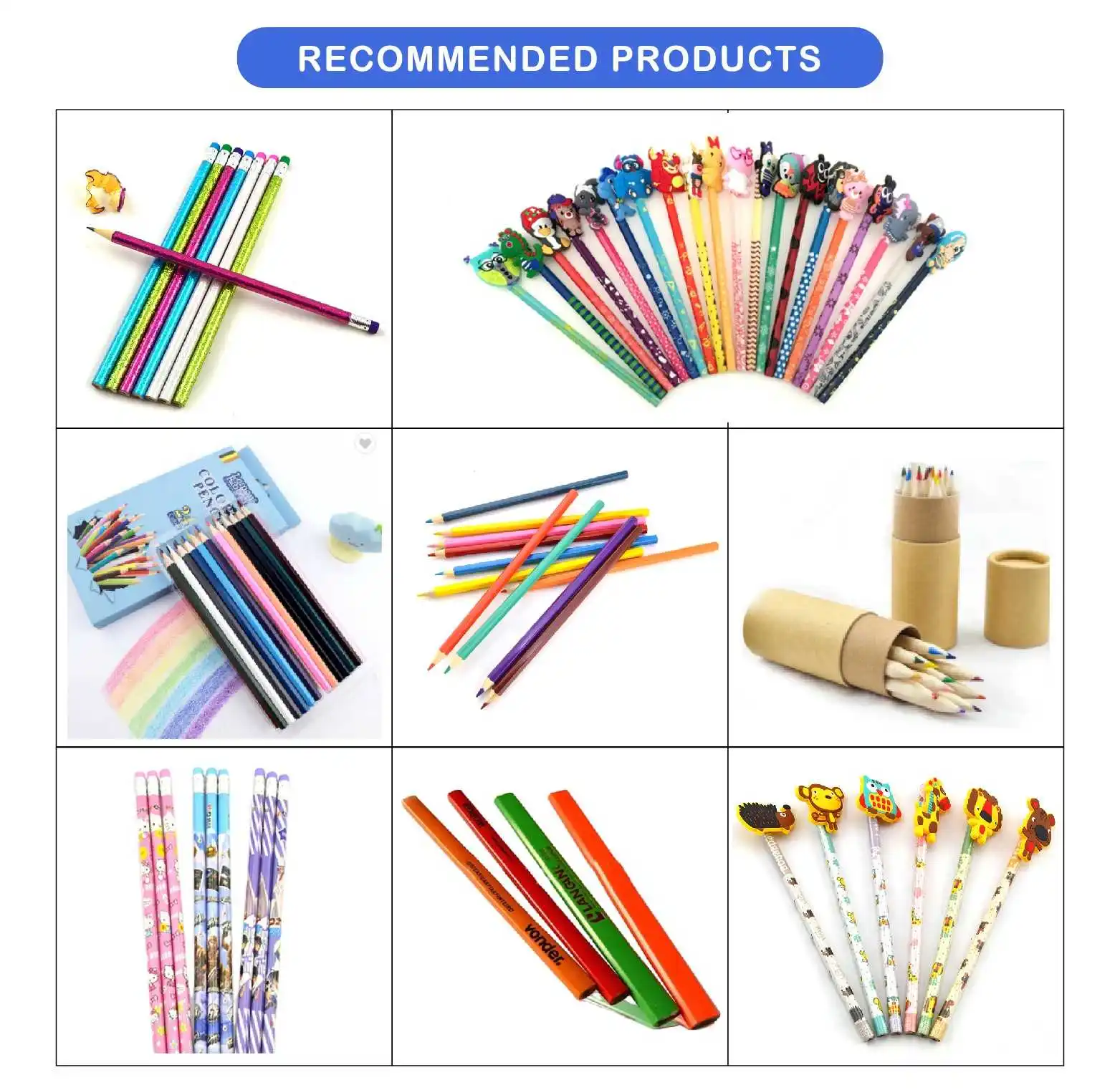 2023 High Quality HB 2H 2B 3B 4B 5B 6B Safe Standard Wood Pencils Painting Sketch Drawing Pencil Art Set School Supplies Pencil