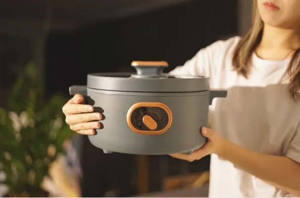 Factory Direct Supplier kitchen 3L Electric Pot non-stick coating Electric Cooking Pot