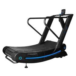 Fitness Equipment Gym Commercial Non Motorized Manual Mechanical Unpowered Curved Treadmill