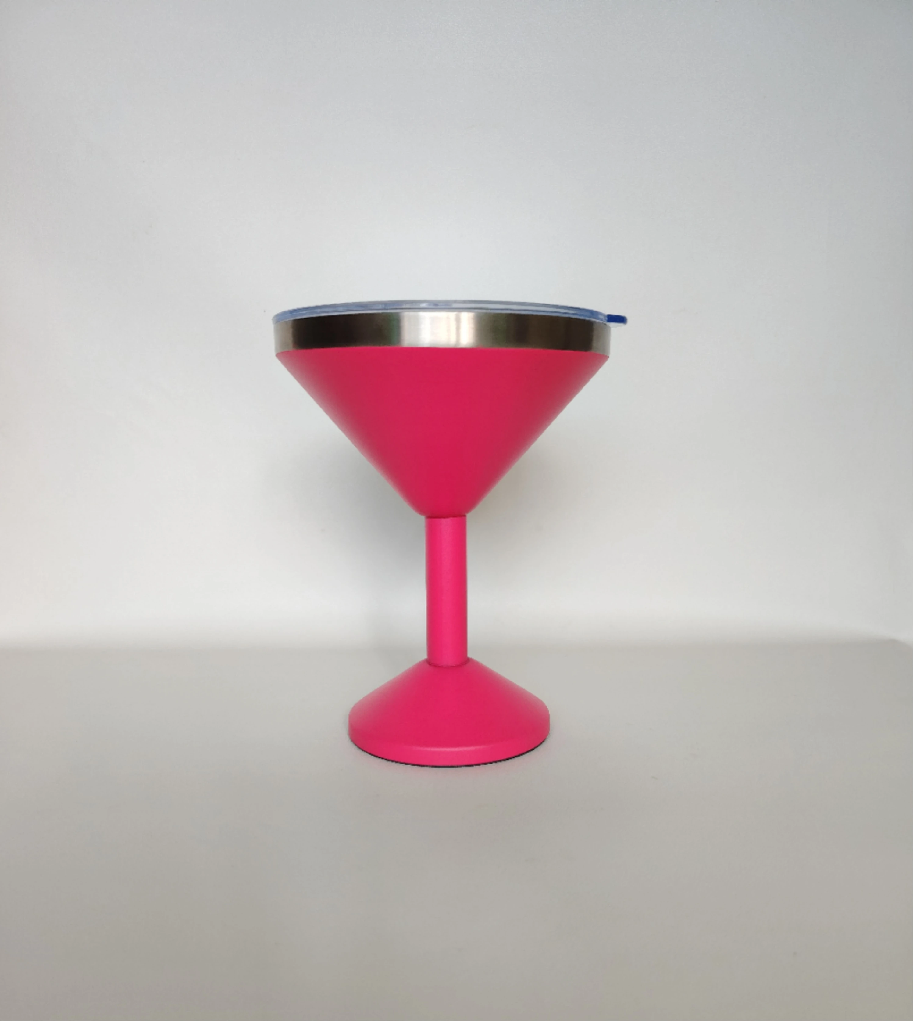 Double Wall cocktail glasses Margarita Tumbler Wholesale 8oz stainless steel insulated Martini tumbler  with Lid