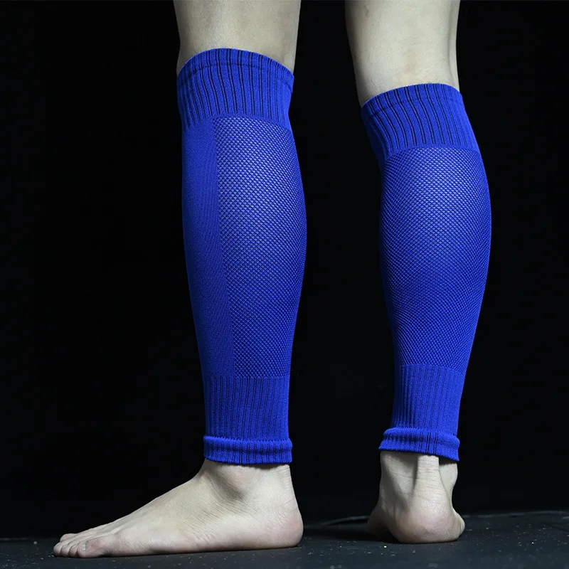 Solid Color Leg Sleeve Running Sports Socks Match Soccer Socks  Outdoor Exercise Calf Compression Sleeve