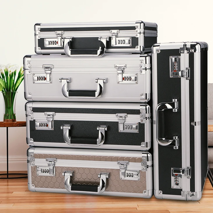 Black Aluminum Display Storage Cases Business Cases