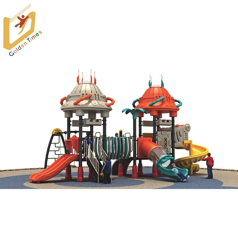 2024 Customized Free Non-standard combination outdoor playground	slide outdoor space series playground