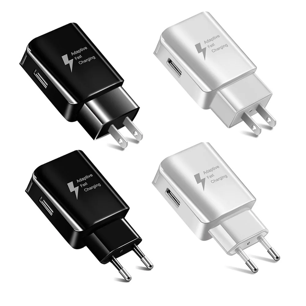 Горячая Распродажа! US Версия USB быстрое зарядное устройство для Samsung s8 s7 s9 s10-Universal белого цвета для розетки ЕС 5В 2.4A Usb зарядное устройство адаптер переменного тока