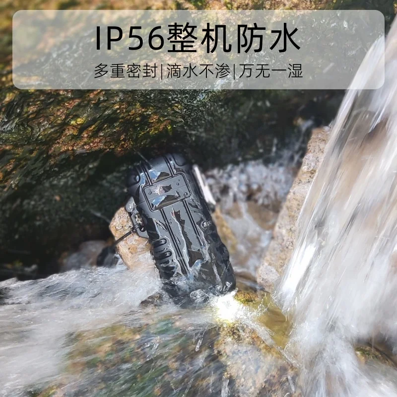 NEW Waterproof Flameless Electric Type-C Rechargeable Windproof Arc Plasma Lighters with Emergency Whistle for Outdoor, Camping