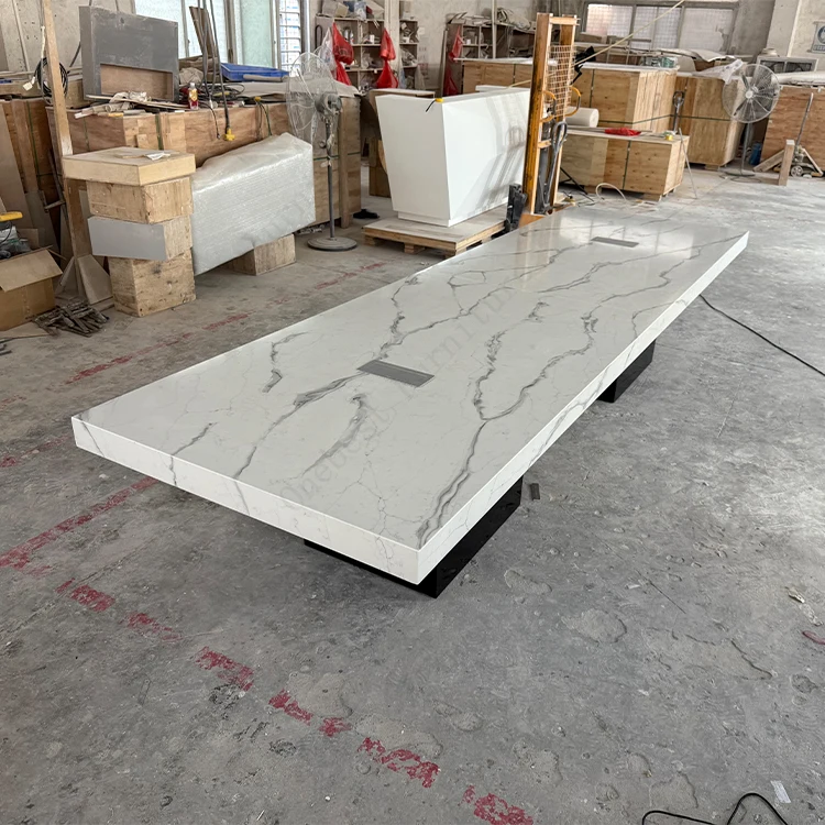 Стол для конференц-зала однотонный в современном стиле