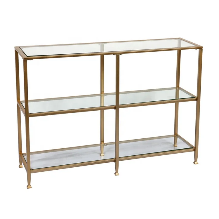 Производитель Меса-де-consola мебель для гостиной 3 ярусные круглые стеклянные золото стол для прихожей роскошный пристенный столик с зеркалом