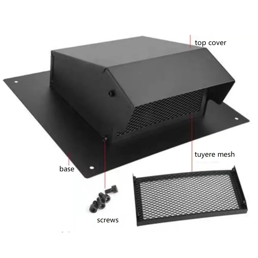 Quiet Attic Vent Cap Easy to Install Commercial Industrial Building Ventilation System High air Exchange