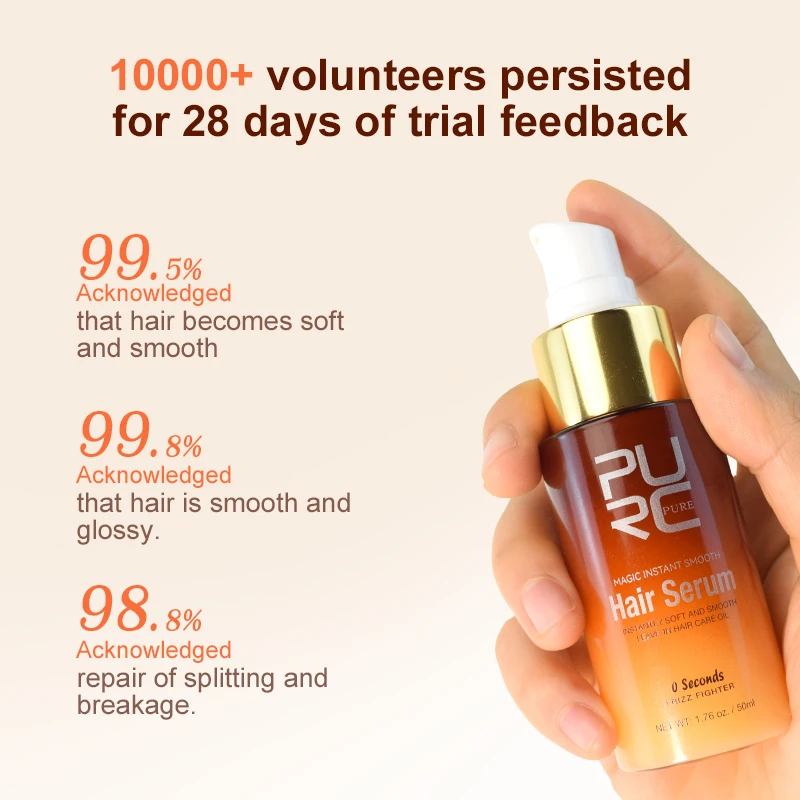 Private Label Magic Smooth Hair Serum Anti Frizz Detangling Hair Care Oil Serum Lightweight Non-greasy Leave In Hair Silk Serum