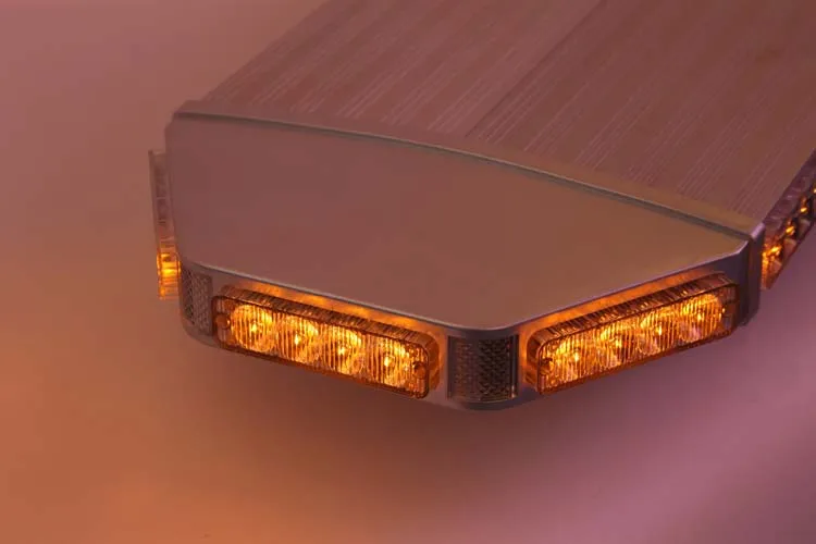 Starway Низкопрофильная светодиодная аварийная сигнальная мигающая световая балка для строительства 4 CREE 12 В индивидуальный кронштейн на 2 года