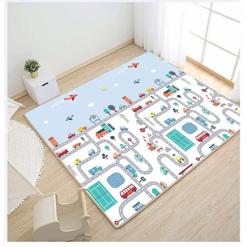 Double Side Soft Foam Foldable Kids Crawling mat Baby Floor Play Mat