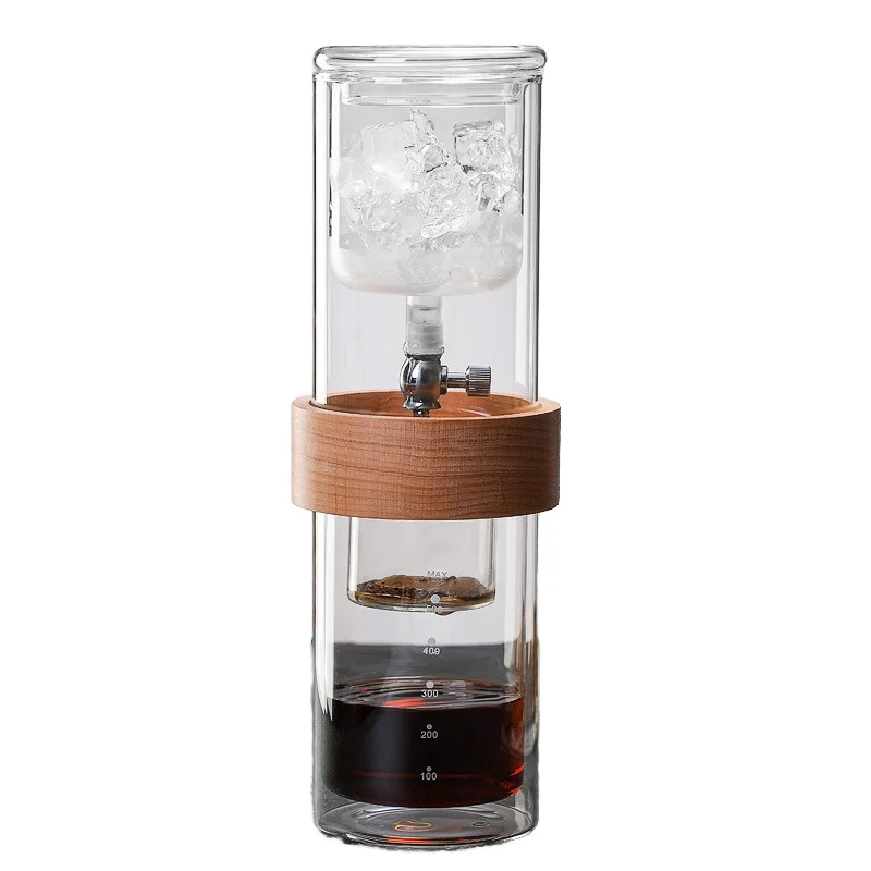 Портативный горшок из боросиликатного стекла уличный бар чайник для приготовления сока воды льда кофе капельного фильтра холодного