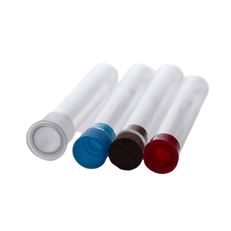 
Factory Price Good Quality 12*75mm PS Plastic Test Tubes With Round Bottom 