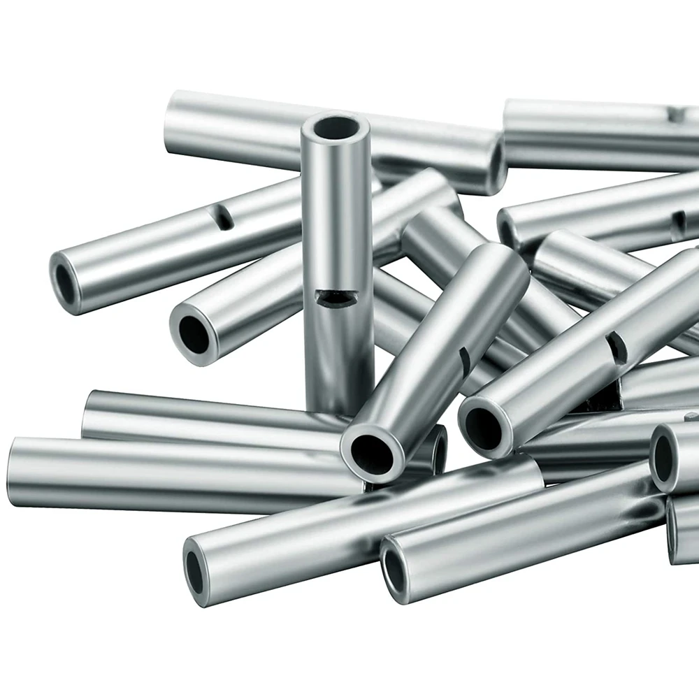 China Manufacturer Wire Ferrules Copper Crimp Connector Non Insulated Electrical Tinned Butt Splice Terminal