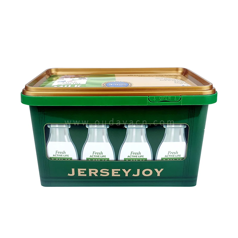 95oz 2800ml square custom  plastic storage hookah tobacco container food container microwave safe plastic