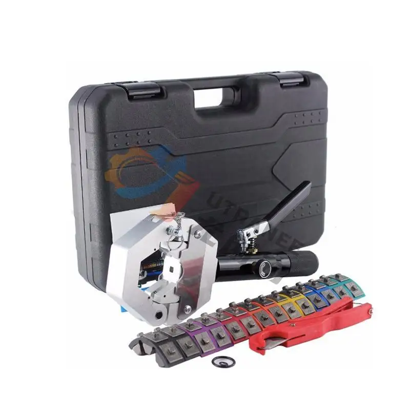 Hydraulic Crimping Tool Manual A/c Portable Pipe Crimping Machine Hand Car Air Conditioning Hose Press handheld tool
