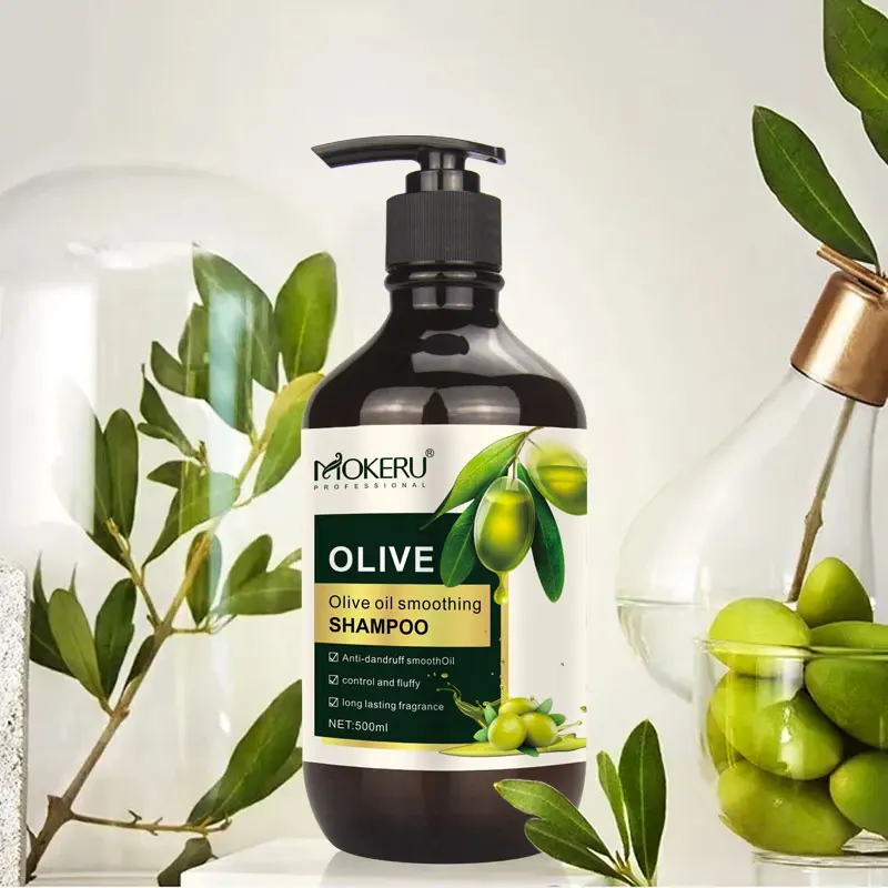 OEM Olive oil Shampoo Deep Treatment Anti Frizz Shampoo In Stock Restore Shine norish repairing Shampoo