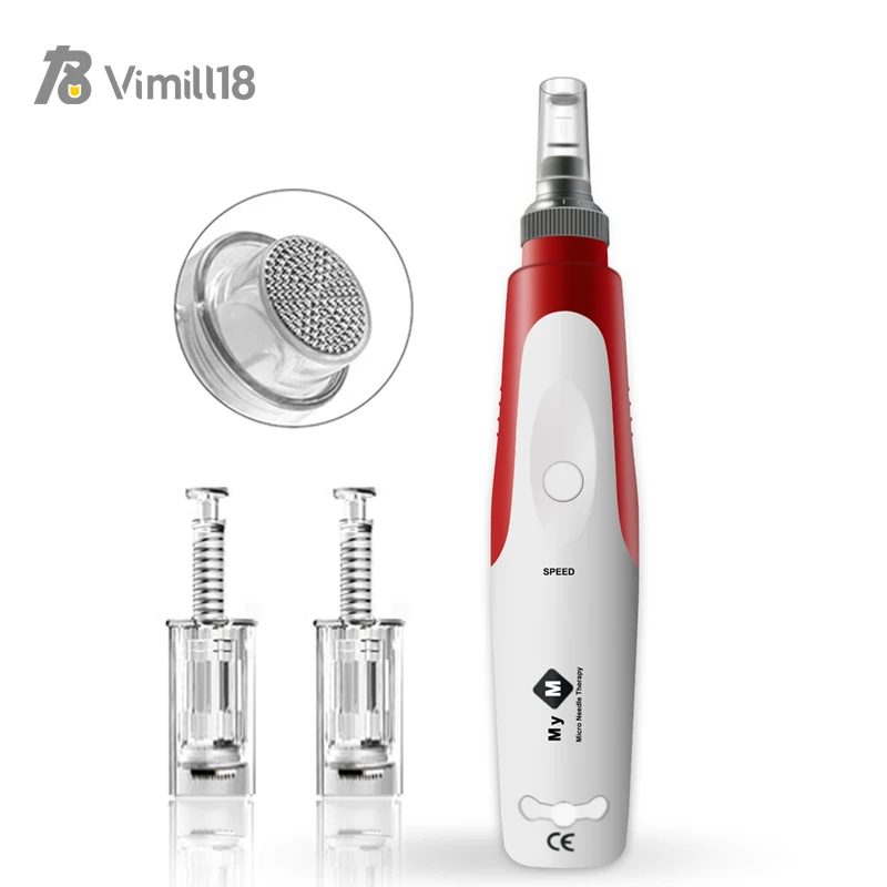 Высококачественная Автоматическая электрическая Дерма-ручка, электрическая игла для удаления микроиголков, Дерма-ручка, автоматическая дермапен