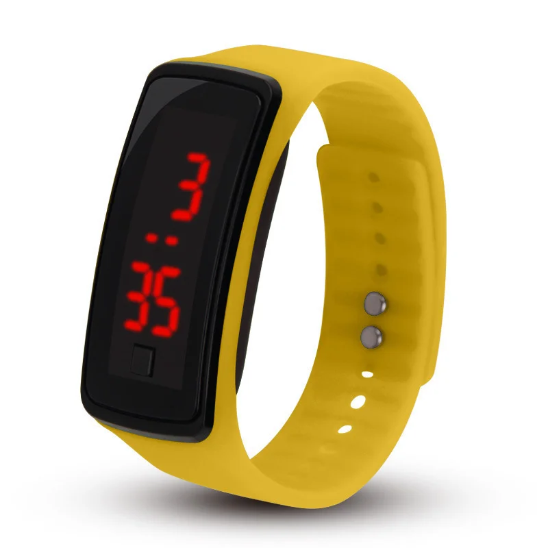 factory cheap price sports LED digital watches simple LED custom logo watches