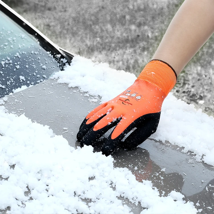 Fashion winter heated gloves safety work gloves winter work gloves