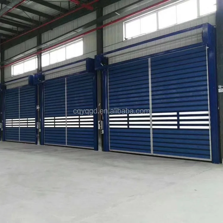 Custom Aluminum Automatic High Speed Roller Shutter Garage Door