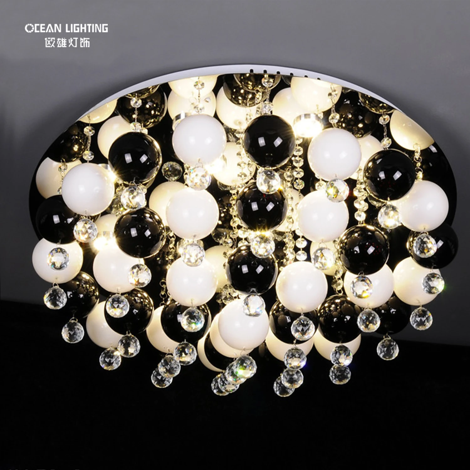 Indoor Home Office Decorative Led Ceiling Lights Lighting Ceiling Modern Design Crystal Ceiling Light