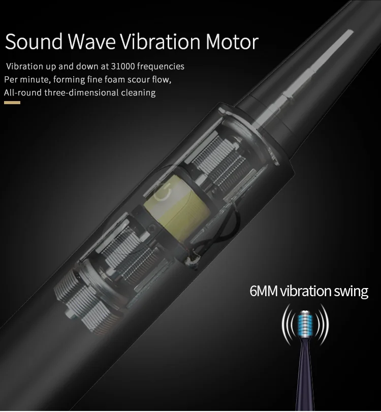 New  sonic toothbrush adult fast charging ultrasonic vibration electric toothbrush