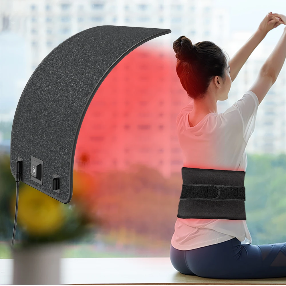 Suyzeko Clinic 660nm 850nm Physical Reducing Neck Pain Muscle Relaxing Led Red Light Therapy Belt