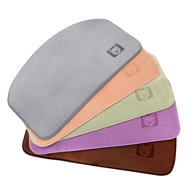 Absorbent and soft anti slip mat bathroom With Best Quality Low Price