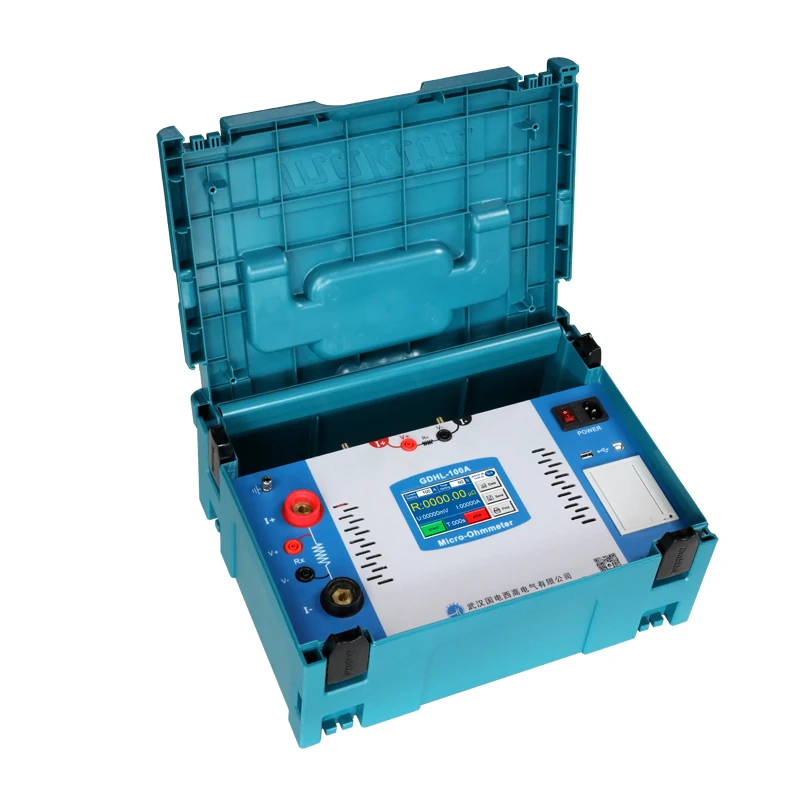 HVHIPOT GDHL-100A Micro-Ohmmeter Portable High Quality DC Automatic Contact Resistance Tester