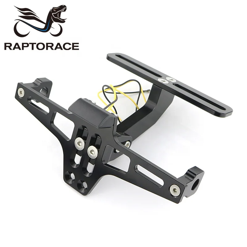 Универсальный фиксатор Raptorace с номером на вторичном рынке, держатель номерного знака, крыло, Устранитель хвоста, аккуратный CNC T6 6061, алюминиевый сплав