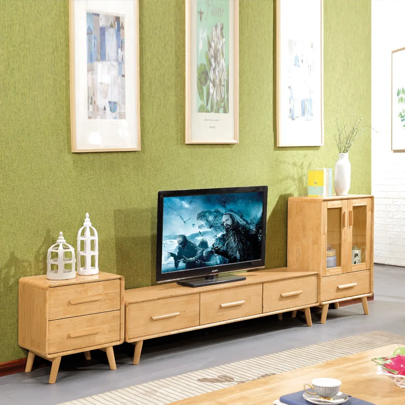 Modern Coffee Drawer Rectangle Wooden Console Sofa Table Industrial Furniture Center Table And TV Stand For Sitting Room