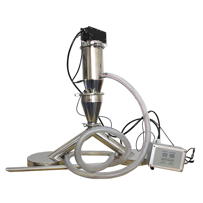 Integrated vacuum feeder carbon black powder automatic feeder device hand lift vacuum conveyor
