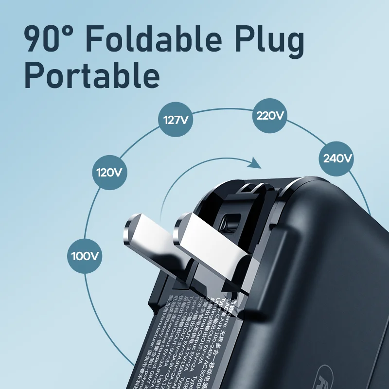  Remax RPP-145 Pd беспроводной Powerbank 10000 мАч Qc Быстрая зарядка с помощью USB-кабель вилкой Mini настенных розеток держатель Power