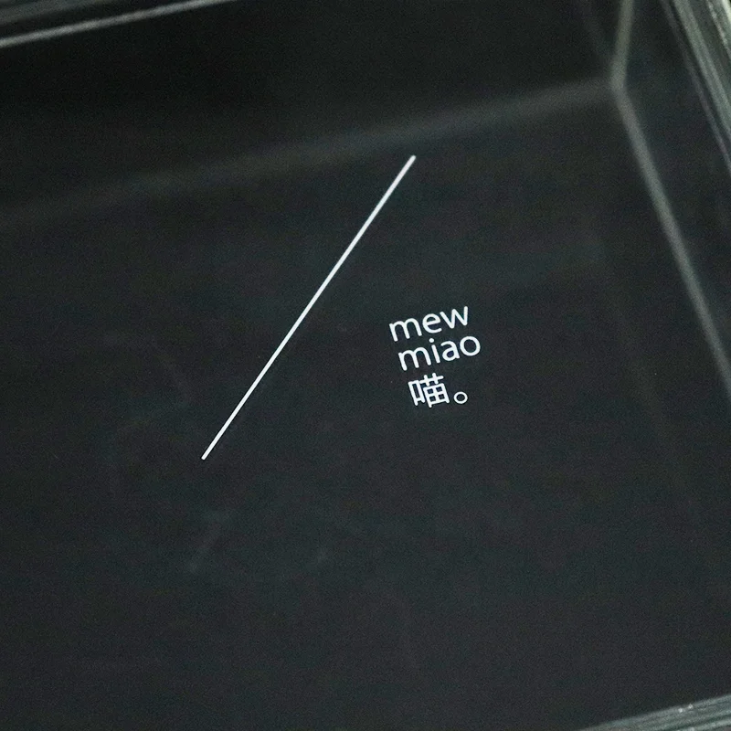 Custom Display Gift Box Acrylic Display Glass Box Cosmetics
