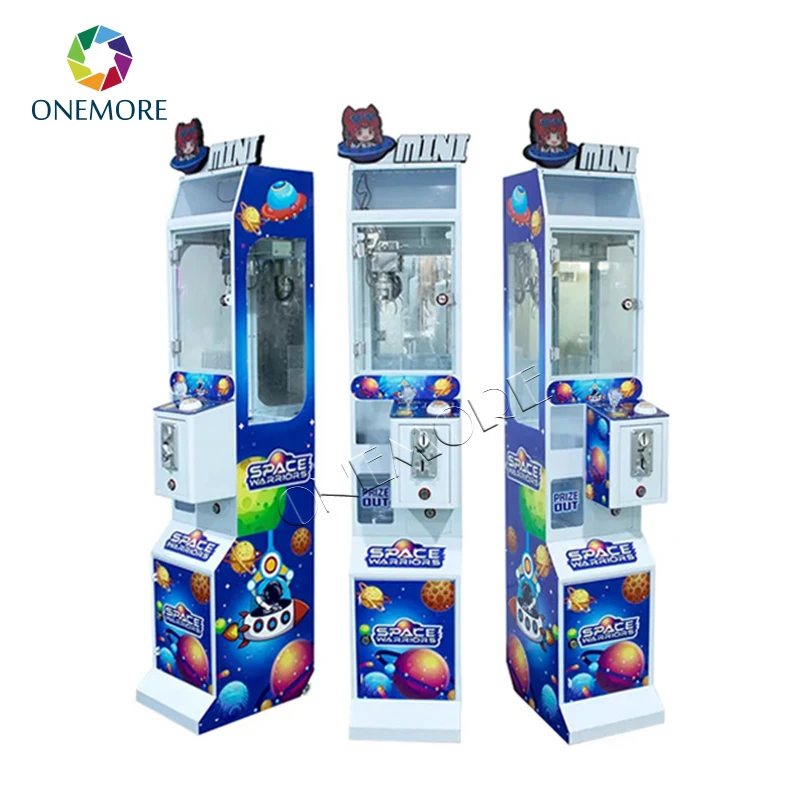 Electronic Mini Crane Claw Machine Coin Operated Gift Vending Machine Custom Arcade Plush Toy Mini Super Claw Crane Machine