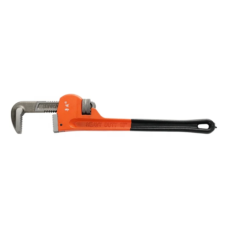 Hot Sale Heavy Duty Adjustable American Handle Spanner Straight Steel Pipe Wrench