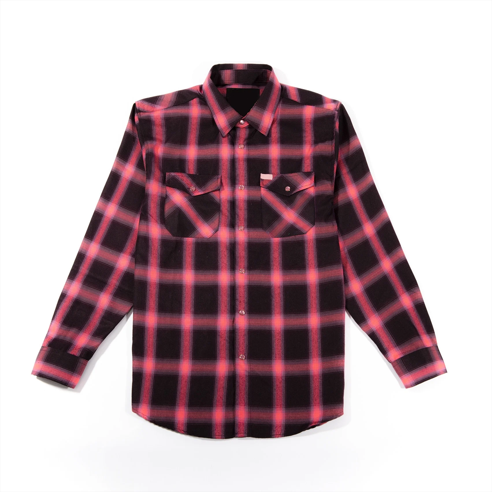 Unisex Wear Pink Color Plaid Shirts XS-5XL USA Size Custom Brand Tag Flannel Shirts