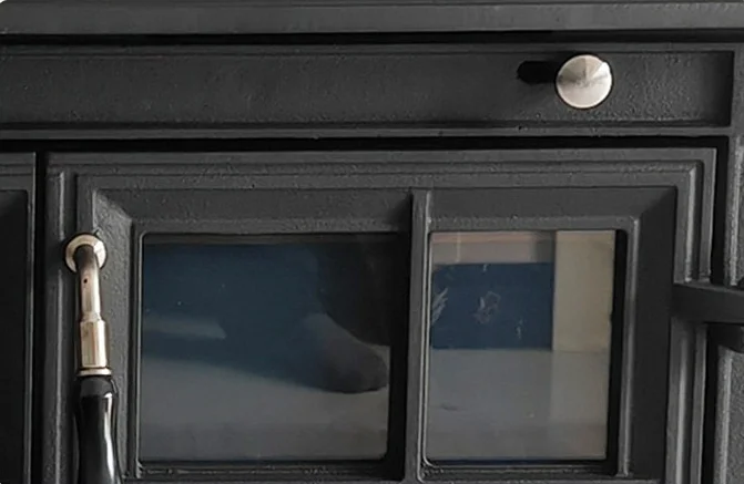 Внутреннее украшение настоящий огонь домашняя печь для отопления современный домашний отдых простой камин из чугуна независимый