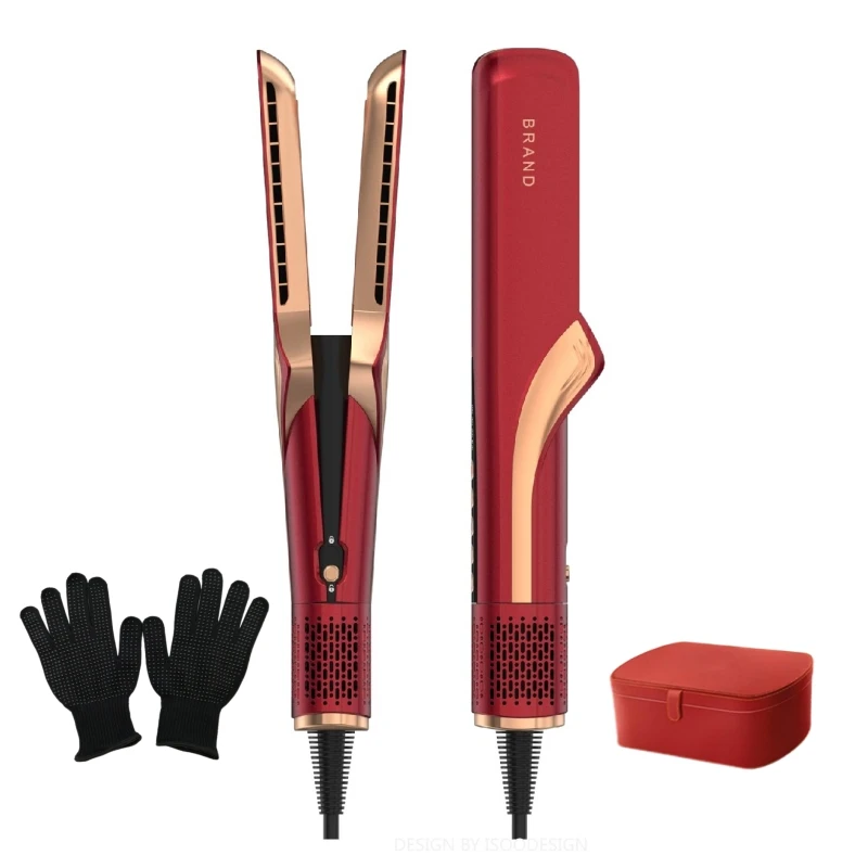 Unplugged Straightening Cordless Tong Ceramic 2 in 1 straightener curler Wireless hair straightener
