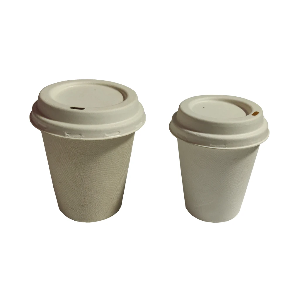 
Tomato Eco-Friendly Biodegradable sugarcane bagasse pulp disposable biodegradable compostable coffee cup 12oz sugarcane 
