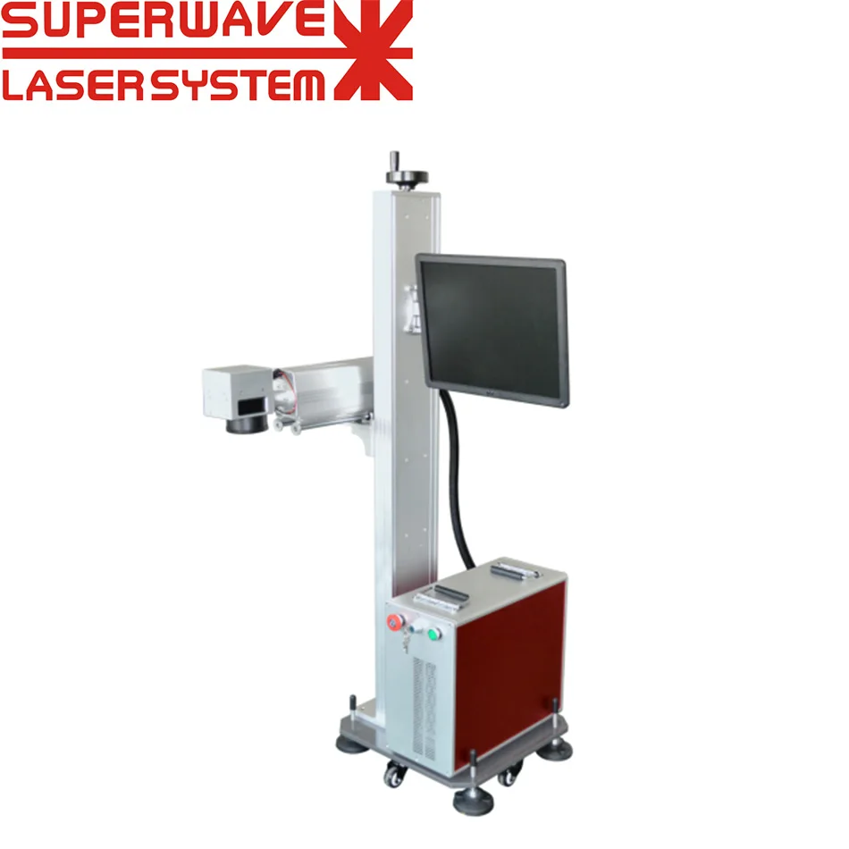 MAX RAYCUS Fiber Laser Marker Machine With Assembly Line For Marking Engraving Jewelry Time Piece  IC Silicon Wafer