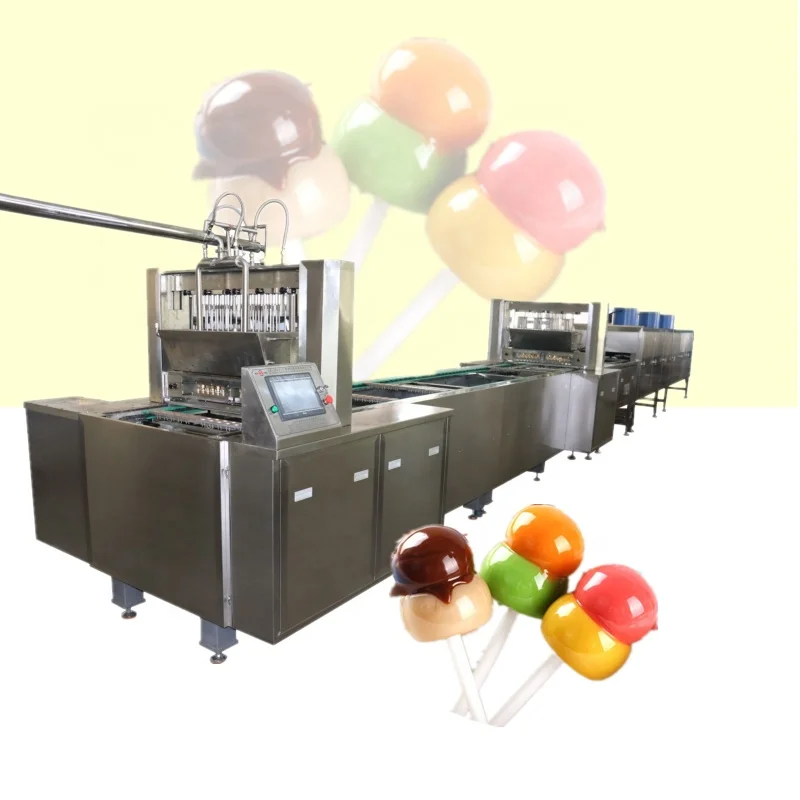 Double Color Ball Lollipop Candy Making Machine Lolly Production Line