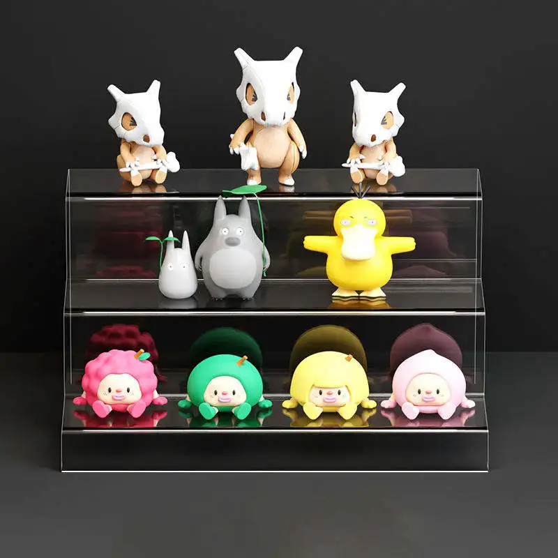 Acrylic Transparent Display Stand Stepped Counter Display Stand Centre pieces Shoes Anime Model Acrylic Display Stand