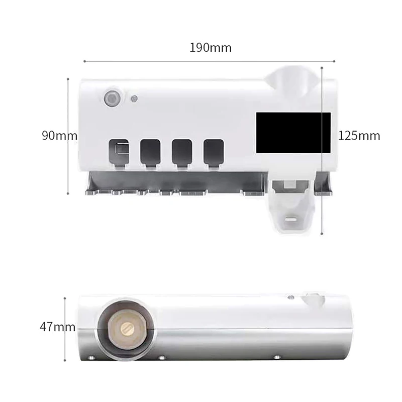Hot Selling Disinfector Ultraviolet Sterilization UV Toothbrush Sterilizer Box