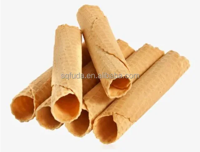 Factory Selling Wafer Roll Production Line/ Automatic Egg Chocolate Filling Wafer Roll Making Machine