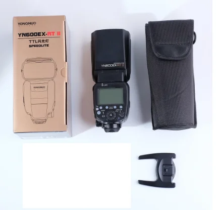 YONGNUO Speedlite YN600EX-RT II GN60 TTL 2.4G Wireless HSS 1/8000s Master Flash Light for Dslr Camera Canon 600EX-RT ST-E3-RT